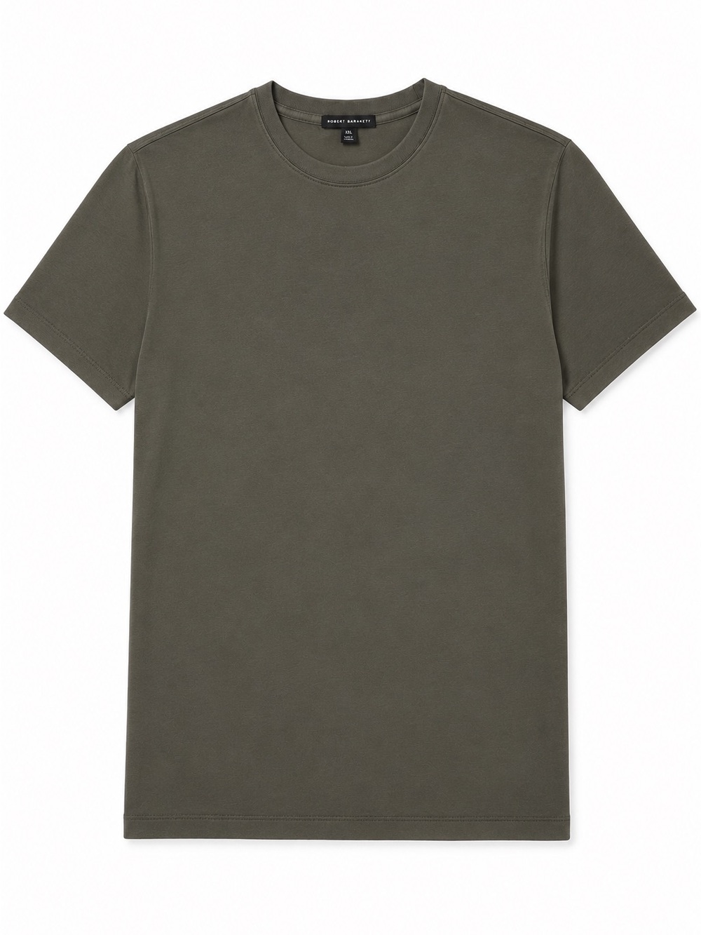 Robert Barakett Pima Cotton Crew Neck T-Shirt Men’s XXL Olive Green Luxury Basic